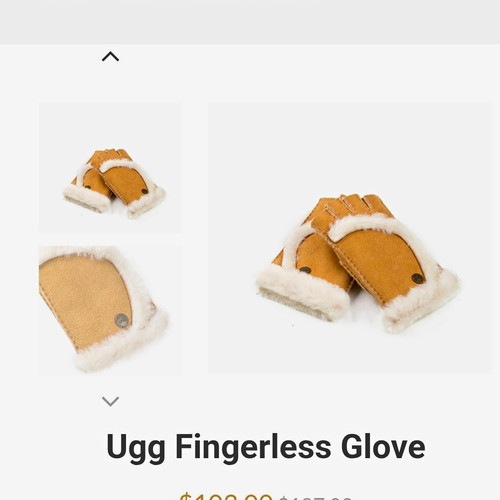 Ugg sheepskin lined fingerless - ugg,