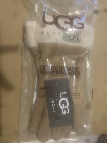 Ugg tan gloves - women's, size