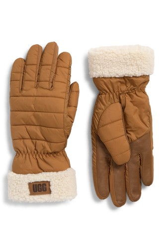 Ugg uggfluff cuff gloves - ugg,