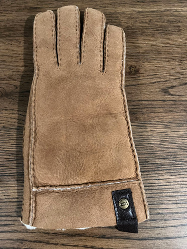 Ugg glove chestnut - glove, suede