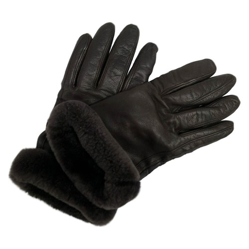 Ugg dark brown leather - dark,
